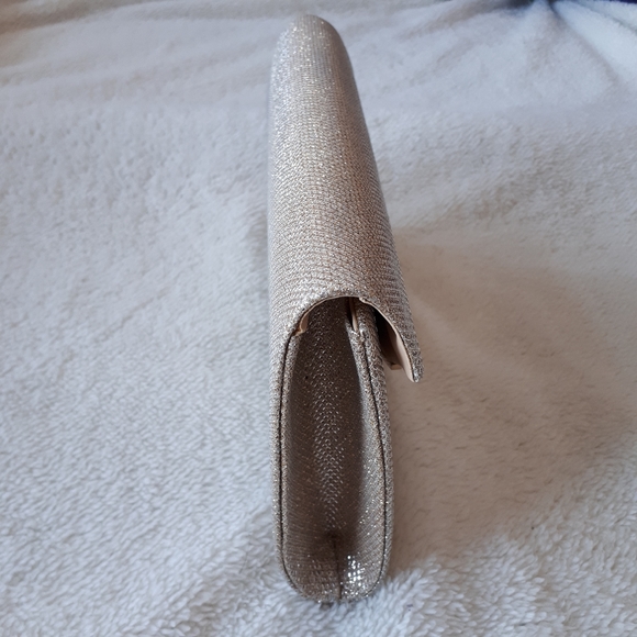 Clutch purse, sparkly gold colored - Picture 5 of 6